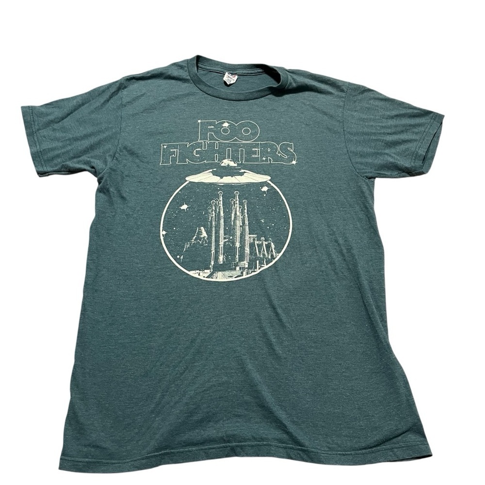 2008 Foo Fighters Abduction Tee Size Medium Music Band Tee Rock Grohl Vintage